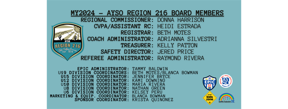 MY2024 - REGION 216 BOARD MEMBERS